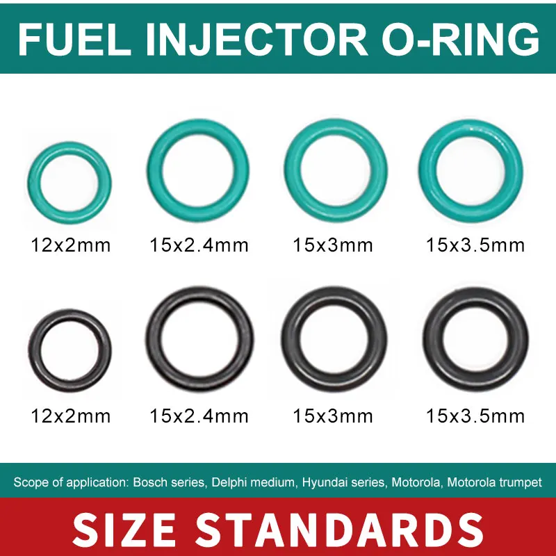 

Automobile fuel injection nozzle seal ring O-ring automobile seal ring combination fuel nozzle seal ring auto repair accessories