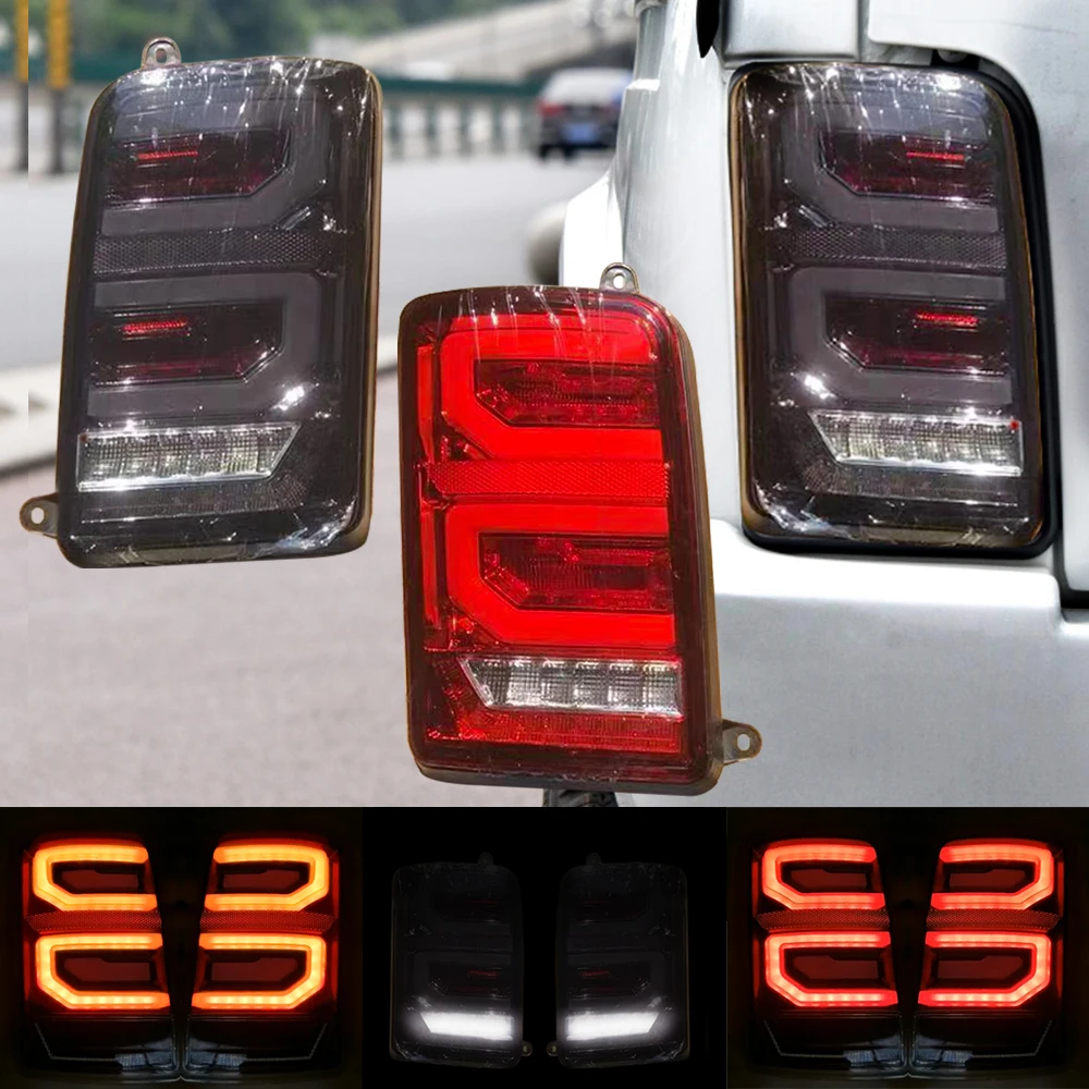 2Pcs LED Tail Lights for Lada Niva 4x4 1995 Rear Turn Signal Car Styling Accessories Tail Turn Signal lamp Taillights