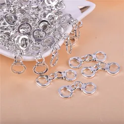 20pcs12x31mm Handcuffs  Metal Charms for  Earring  Bracelet DIY Jewelry  Making