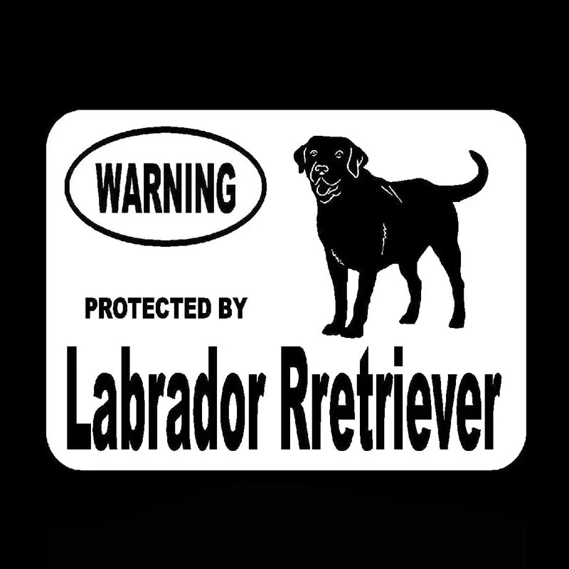 Lifelike Car Sticker Protected By Labrador Rretriever Car Sticker Covering The Body Vinyl Decals Accessories Pvc 14cm X 10cm