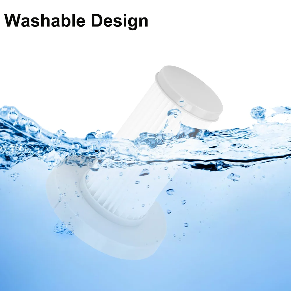 1/2 مجموعات فلتر Hepa قابل للغسل ل شاومي Deerma DX700 DX700S يده نظافة اكسسوارات الترشيح العميق المواد الاستهلاكية قطع الغيار