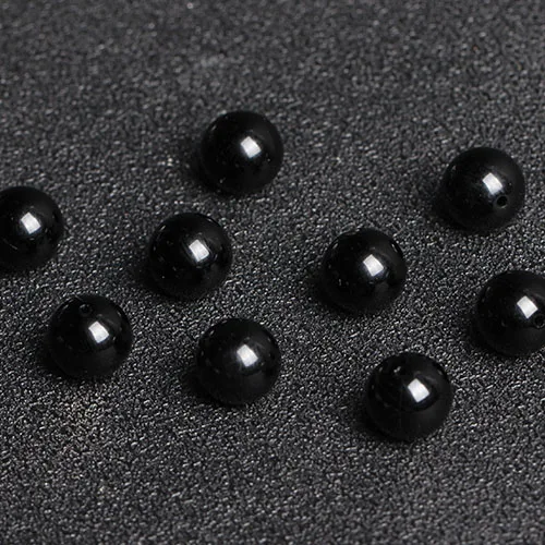 4A Natural Black Obsidian Crystal Single Bead DIY Beads Jewelry Making