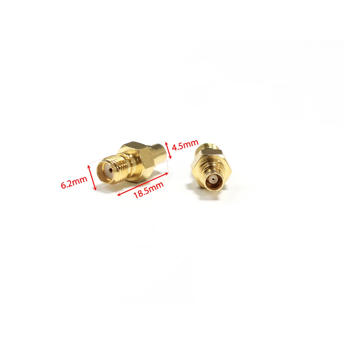 SMA – commutateur Jack femelle MCX, 1 pièce, adaptateur coaxial, RF, droit, plaqué or, nouveau, vente en gros