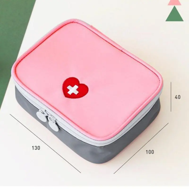 Cute Mini Portable Medicine Bag First Aid Kit Medical Emergency Kits Organizer Outdoor Household Medicine Pill Storage Bag