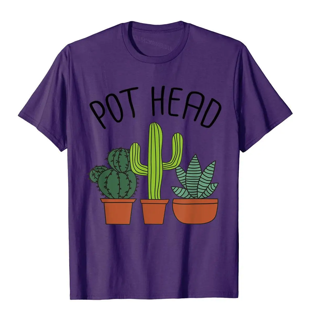 Pot Head Potted Plant Lover Shirt For Gardeners T-Shirt Top T-Shirts Tops Shirts New Arrival Cotton Normcore Print Men