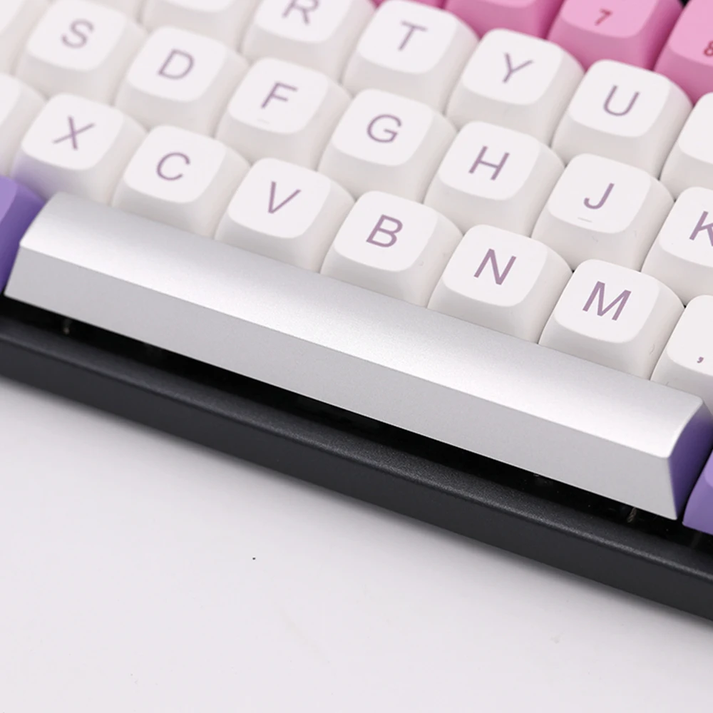 

6.25u Metal Spacebar Keycap For Cherry Mx Switch Stabilizer Mechanical Keyboard Silver Red Purple Blue Aluminum Alloy CNC Keycap