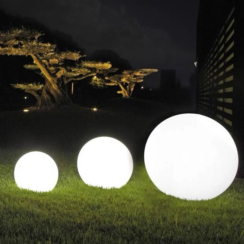 Christmas Outdoor LED Garden Ball Lights Remote Control Floor Lawn Lamp Swimming Pool Wedding Party Holiday Home Decoration