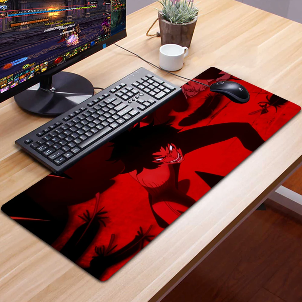 Devilman-Alfombrilla de ratón Crybaby 40x90, accesorios de Gaming, Alfombrilla antideslizante, Anime, 90x30