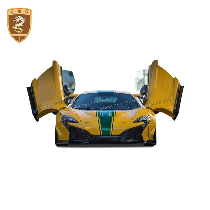 High Quality Carbon Fiber With FRP Fit For McLare 650S Modified LB Style Wide Body Kit Car Accessories