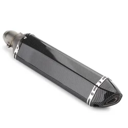 Motorcycle ATV Ak Exhaust Muffler Pipe 470mm Long Type For DB Killer Slip on Universal TMAX530 500 CB400 CF400