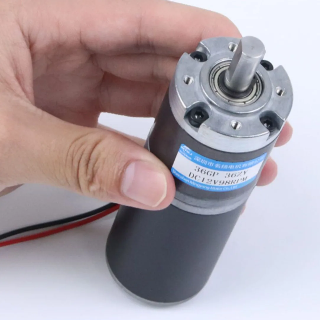 36mm Planetary DC Gear Motor 36GP-36ZY High Torque 12V 24V Adjustable Speed CW CCW Electric Motor