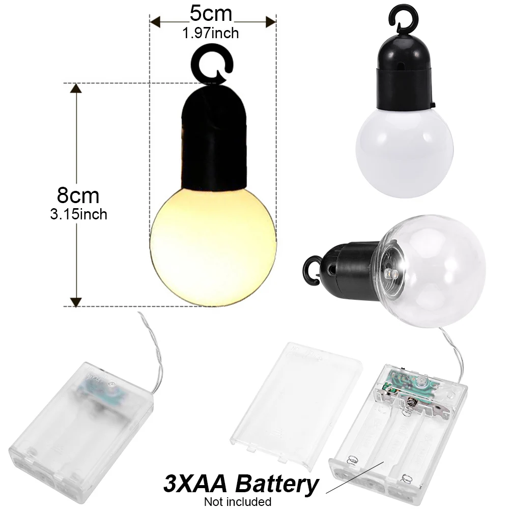 Ledストリングライト妖精バブルボールランプクリスマス照明花輪電球フェアリーストリングライト屋外ガーランド結婚式の装飾