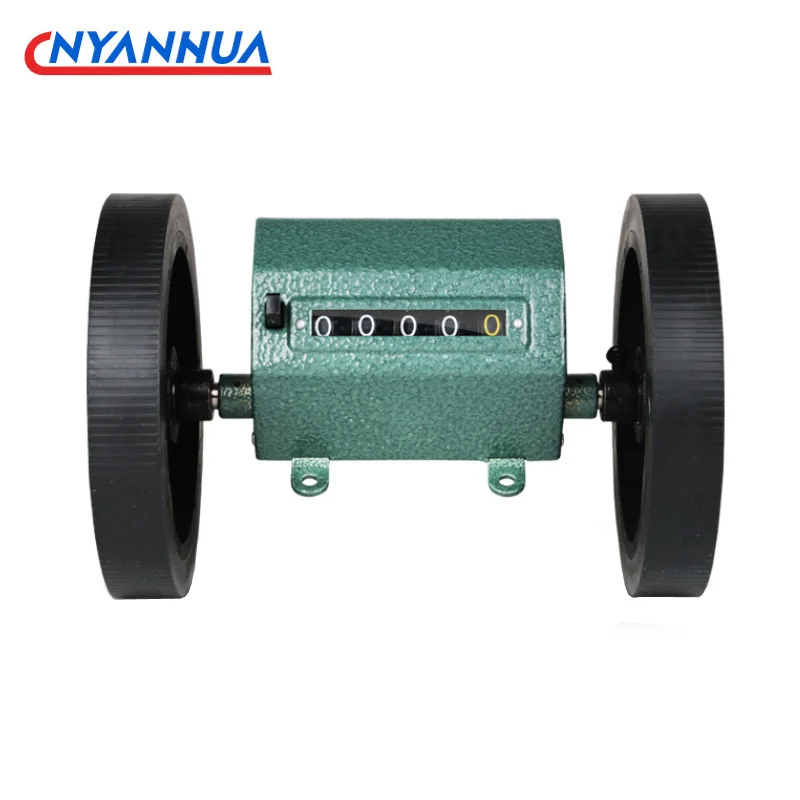 Z96-F M/Y Length Distance Four-Digit Meter Code Counter Mechanical Counting Meter Double Roller 0-9999.9m