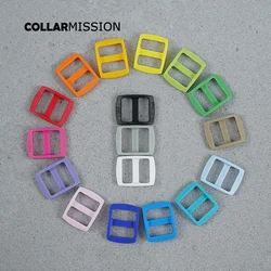 Retailing colorful plastic Tri-Glid clasp  side release for 15mm Webbing diy dog collar accessory buckle 17 colours