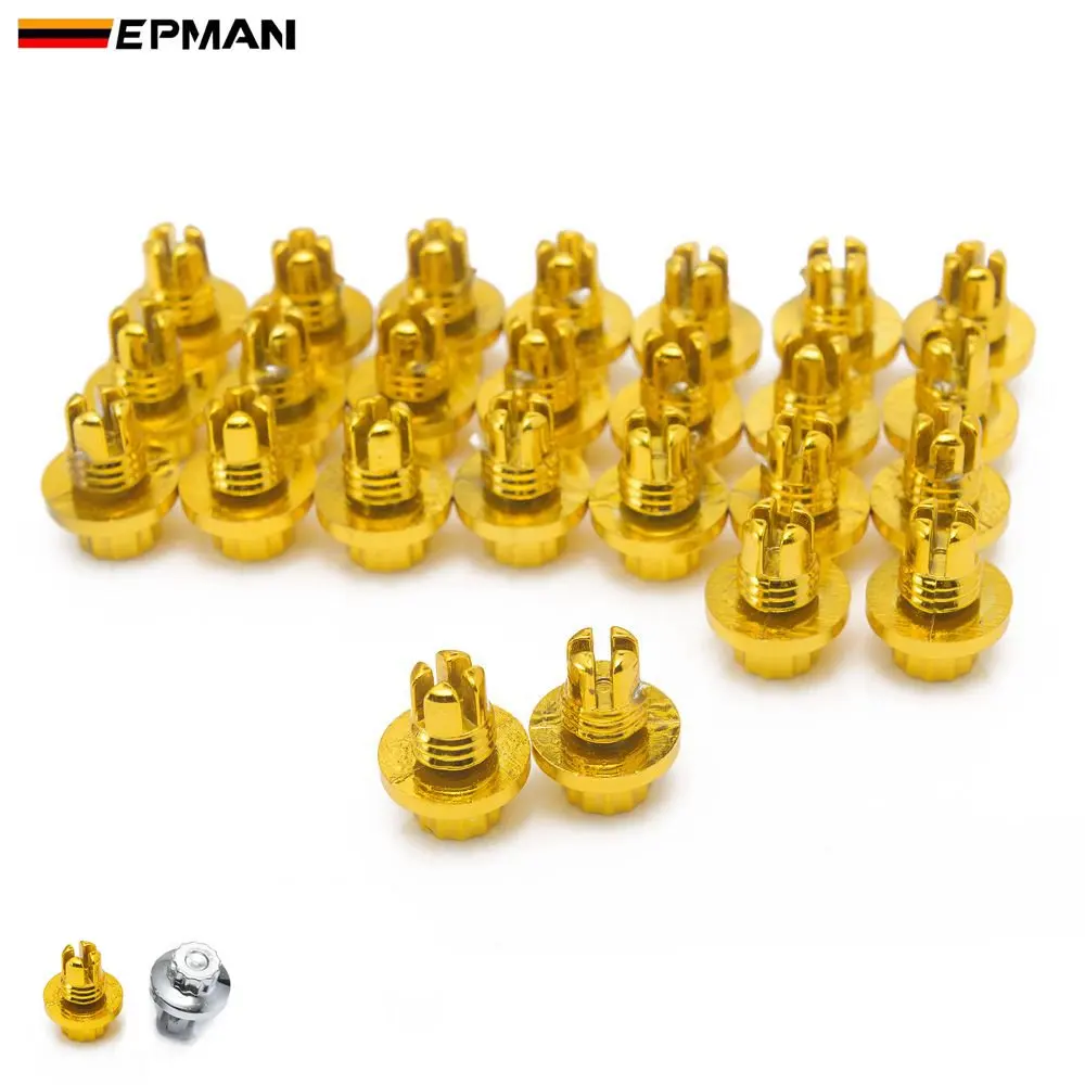 EPMAN -25pcs/lot Plastic Wheels Rivets Fits AH Ds Series Wheel Rims Cap Lip Screw Bolt Tires EPAS066G