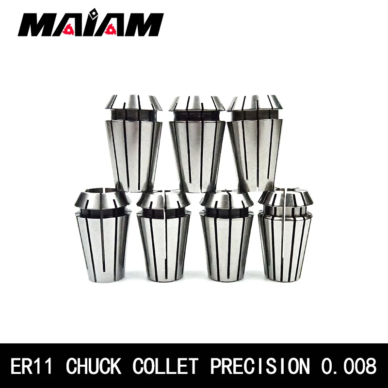 0.008 ER11 8mm Collet chuck ER Spring Collets CNC Engraving Machine Milling Tools 0.5mm 0.8mm 1.2mm 1.6mm 4mm 6mm 1mm 2mm 2.5mm