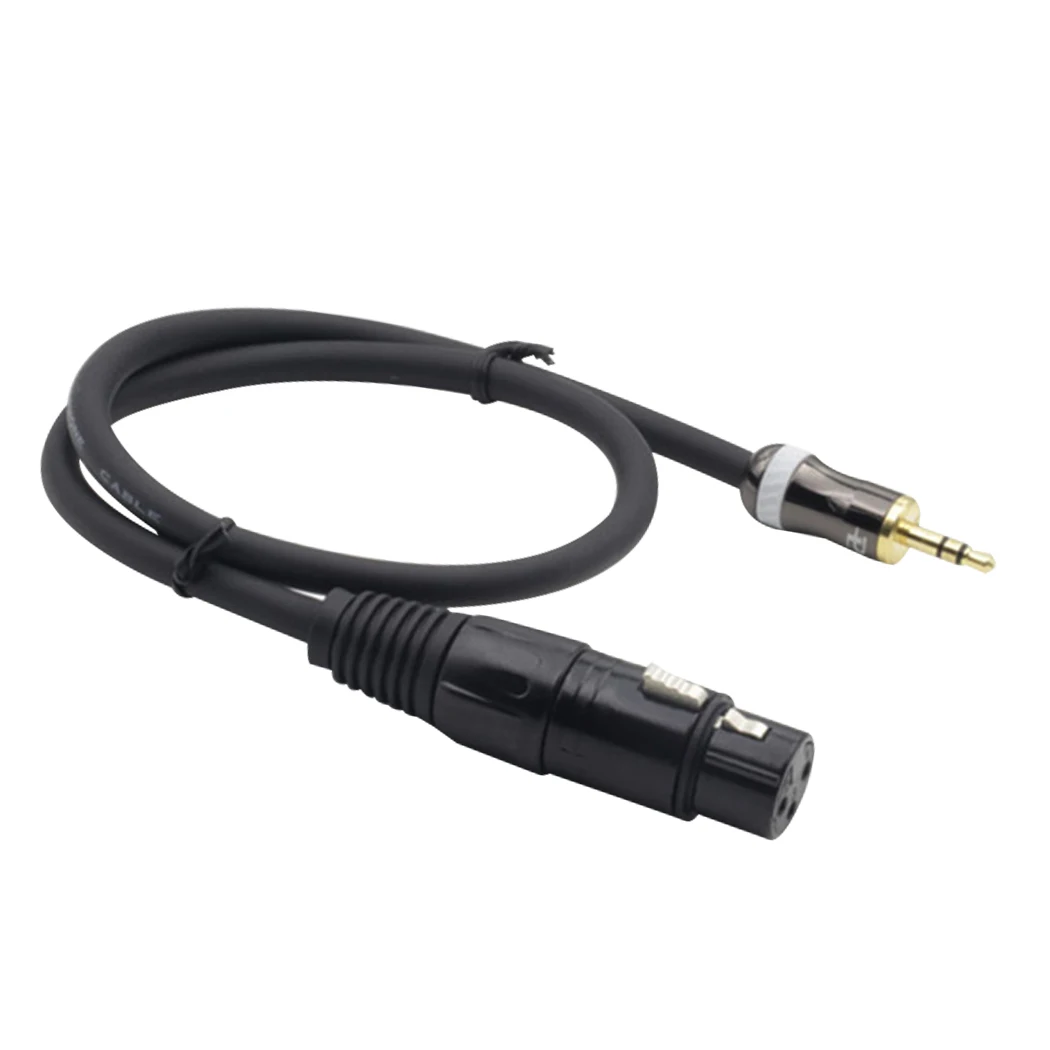 JORINDO-cable de micrófono macho a hembra XLR, extensión de 1,5 M/4,9 pies, 3,5 MM, para conexión a mezclador de portátil, cable amplificador