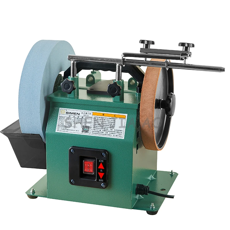 10 Inch Low Speed Grinder Positive And Reverse White Corundum Grinding Machine H8101 Water-cooled Grinder Polishing Machine 220V