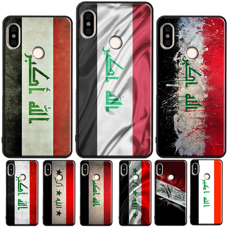 Iraqi Flag For Redmi Note 11 Pro Phone Case For Redmi Note 10 Pro 7 8 9 Pro 10S 9S Redmi 10 9A 9T 9C