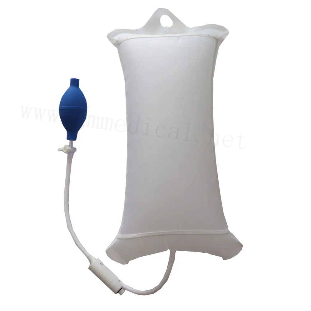 Disposable Infusion Pressure Bag with Pressure Display 3000ml.for Blood and Fluid Quick Infusion.