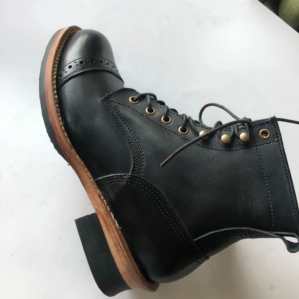 XW400 RockCanRoll Super Quality Size 35-52 Handmade Goodyear Welted Durable Italian Cowhide Boots Custom Made Available