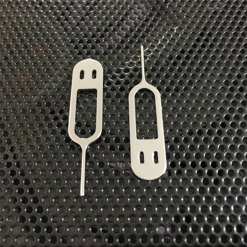 20-100pzs Expulsor de Bandeja SIM Universal de Metal Aguja de Extracción Abridor para Teléfono Móvil 2