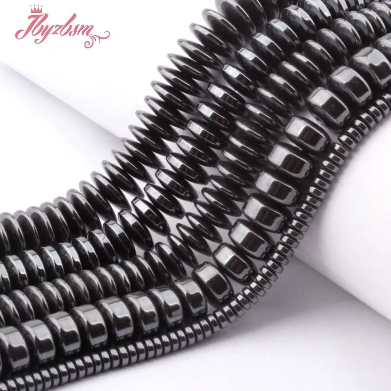 Natural Hematite Stone Beads DIY Strand 15 Inch For Necklace Bracelets Jewelry Making Free Shipping