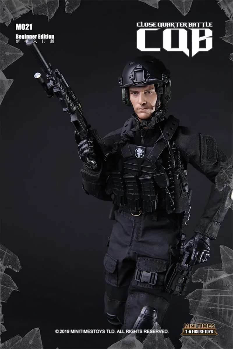 

Hot Sales 1/6th The USA Soldier modern War M021CQB Super Flexible Doll Full Set Dressing For Collection