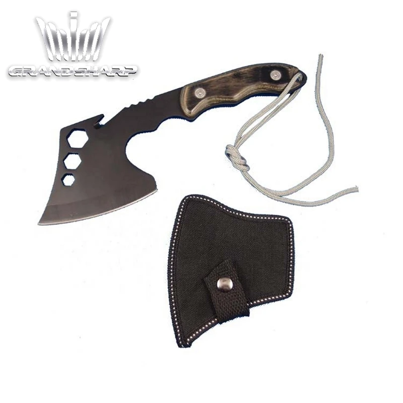 Cuchillo de cuchilla, hacha táctica Tomahawk, ejército, caza al aire libre, Camping, supervivencia, machete, herramienta de mano, hacha de fuego, hacha, llave de hacha