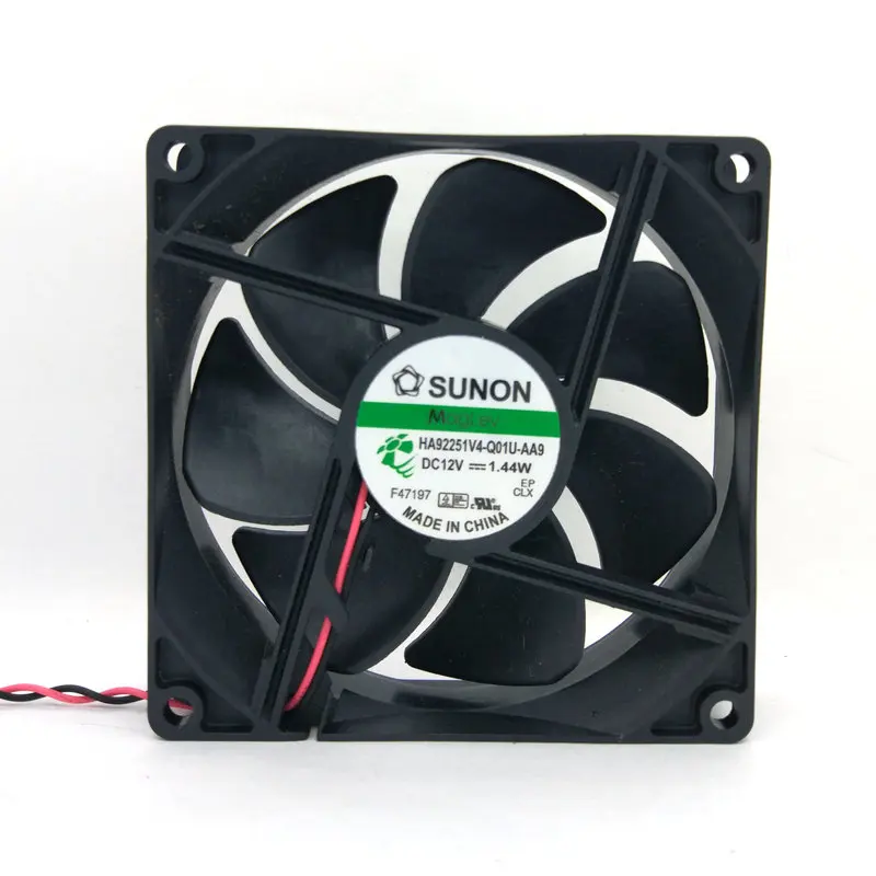 

New Original HA92251V4-Q01U-AA9 92*92*25MM DC12V 1.44W 2Lines Cooling Fan