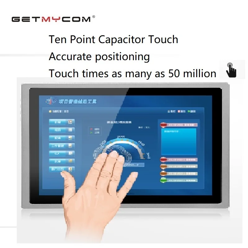 Getmycom 12.1 inch 10 point capacitive screen industrial control touch screen integrated touch tablet embedded GetminteC 12.1