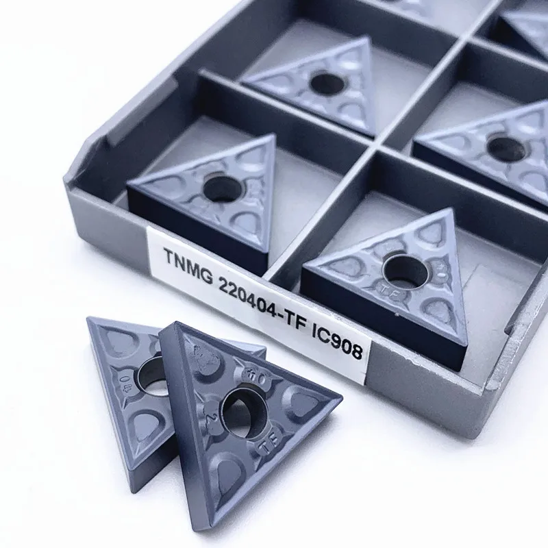 TNMG220404 TNMG220408 TF IC908 IC907 Carbide Inserts Lathe Cutter Turning Tool TNMG 220404 220408 CNC Machine Cutting Tungsten