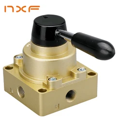 Pneumatic cylinder hand rotary valve Hand valve HV-02 03 04 HV200D B K34R6 4HV210-08