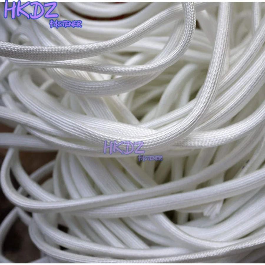 1-50Meters 1~40mm 600 Degree Celsius High Temperature Braided Soft Fiberglass Sleeving Fiber Glass Tube White Insulating Tube