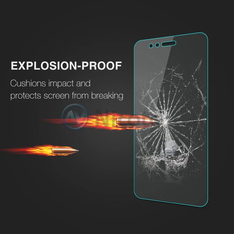 2 Pieces 9H Protective Tempered Glass For Xiaomi A1 A2 A3 Screen Protector For Xiaomi 5X 6X Tempered Screen Protector Glass Film