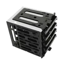 Caja de disco duro de 3,5 pulgadas a prueba de golpes, soporte de montaje HDD, bandeja, jaula de HDD, soporte para modificación de chasis Nas