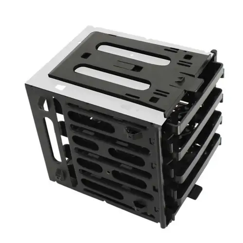 Imagen 1 del producto Caja de disco duro de 3,5 pulgadas a prueba de golpes, soporte de montaje HDD, bandeja, jaula de HDD, soporte para modificación de chasis Nas
