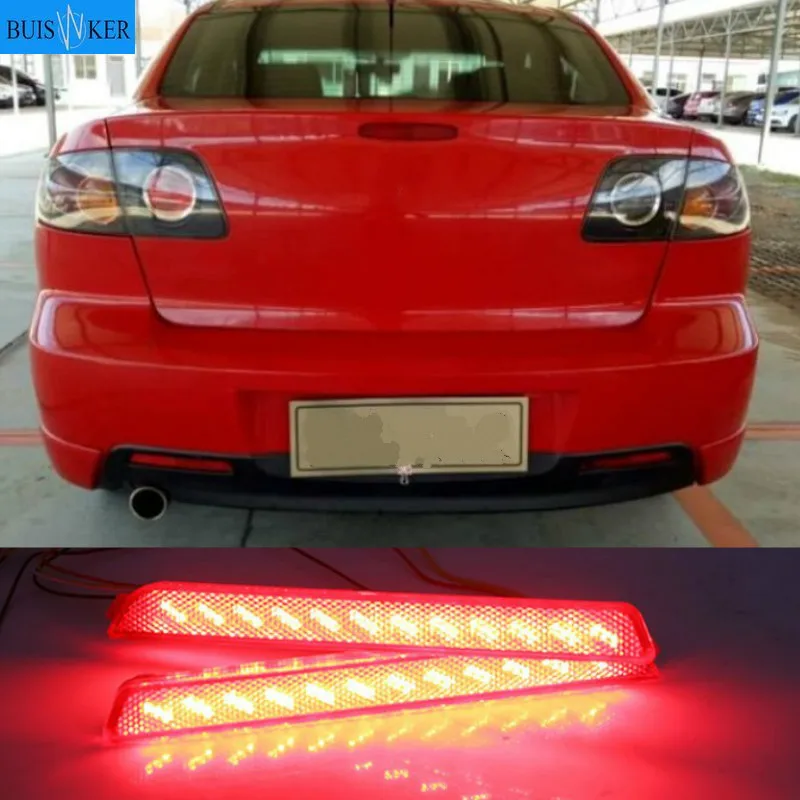 

Rear Foglight Lamp Garnish Reflector Bumper Fog Lamp For Mazda For Axela Mazda3 2004 2005 2006 2007 2008 2009