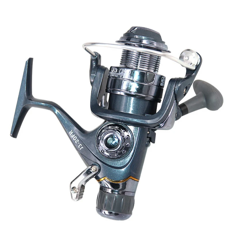 Double Brake Fishing Wheel Carp Surf Spinning Reel 5.5:1 5+1BB Tackle 8KG Max Drag Power Sea Casting Fishing Reels