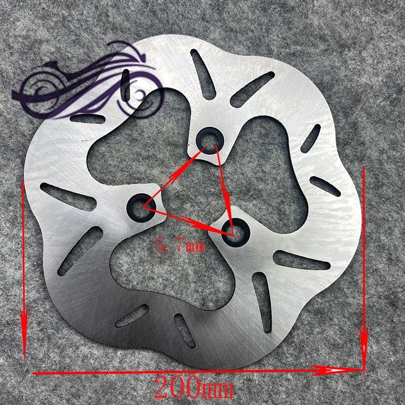 Suitable for JOG50/90 sail 3KJ Fuxi Qiaoge RSZ100 modified large disc brake motorcycle brake disc 200mm