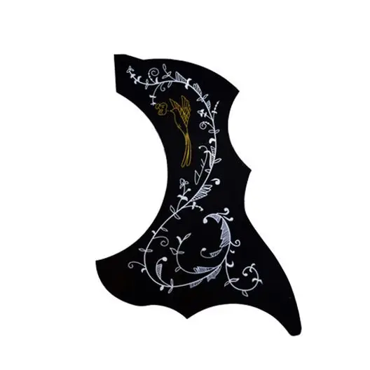 1 PC Acoustic Guitar Pickguard Hummingbird Scratch Plate Adhesive Background Guitar Accessories