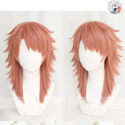 Sabito Cosplay Wig Light Orange Halloween Anime Synthetic Hair +Wig Cap