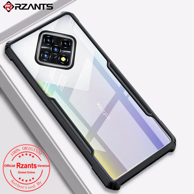 Rzants For Infinix Zero 8 Infinix S4 Infinix S5 S5 Pro Case Hard [Blade] Shockproof Slim Crystal Clear Cover funda Casing