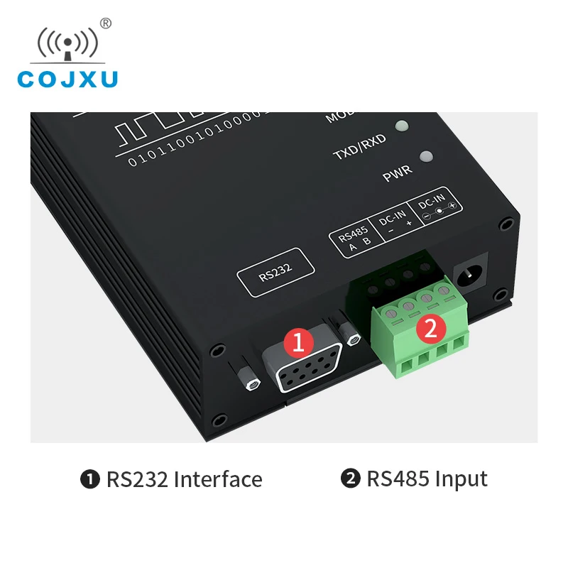 LoRa 433MHz SX1268 RS232 RS485 IoT RSSI Wireless Transceiver Modem for Intelligent agriculture E90-DTU(400SL22P)