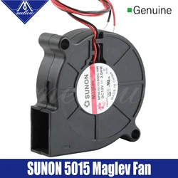 Mellow Sunon 3D Printer Blower Fan 5015 12V (Up 24V)0.17A Magnetic Suspension Bearing Fan Centrifugal DC Cooling Turbo fan 5015S