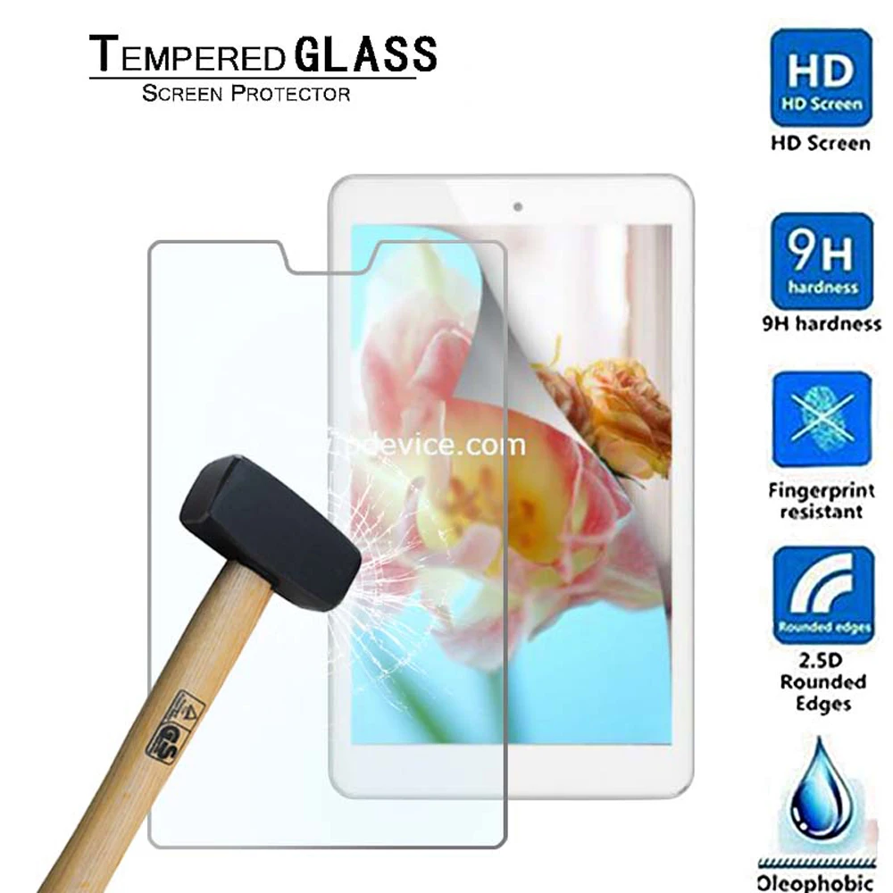 HD Anti-fingerprint Tempered Glass Suitable for Cube IWork 8/T8 Plus/T8/X1 Tablet Explosion-Proof Screen Protector Not Glass