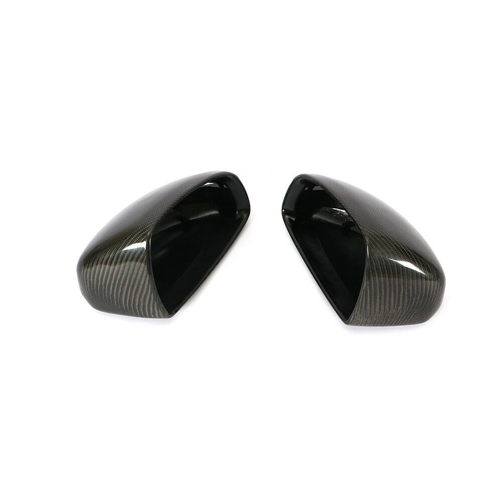 Real Carbon Fiber Mirror Cover For Audi TT 07-14 TTS 08-13 TTRS 09-13 R8 07-12 Car Exterior Side Rear View Caps Case Replacement