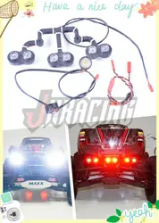 Lampada LED ad alta luminosità set con luci staffa per 1:10 TRAXXAS X-MAXX