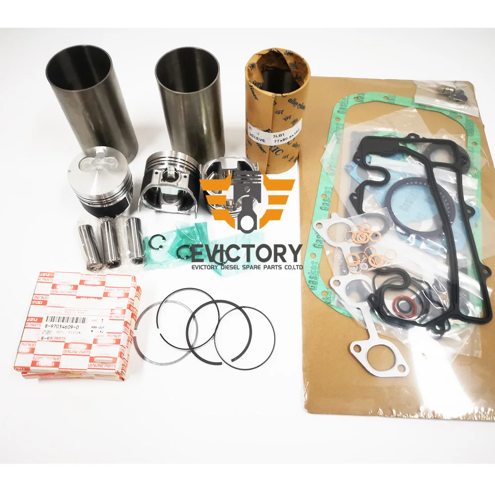 

3LB1 engine overhaul kit for Isuzu piston ring liner gasket