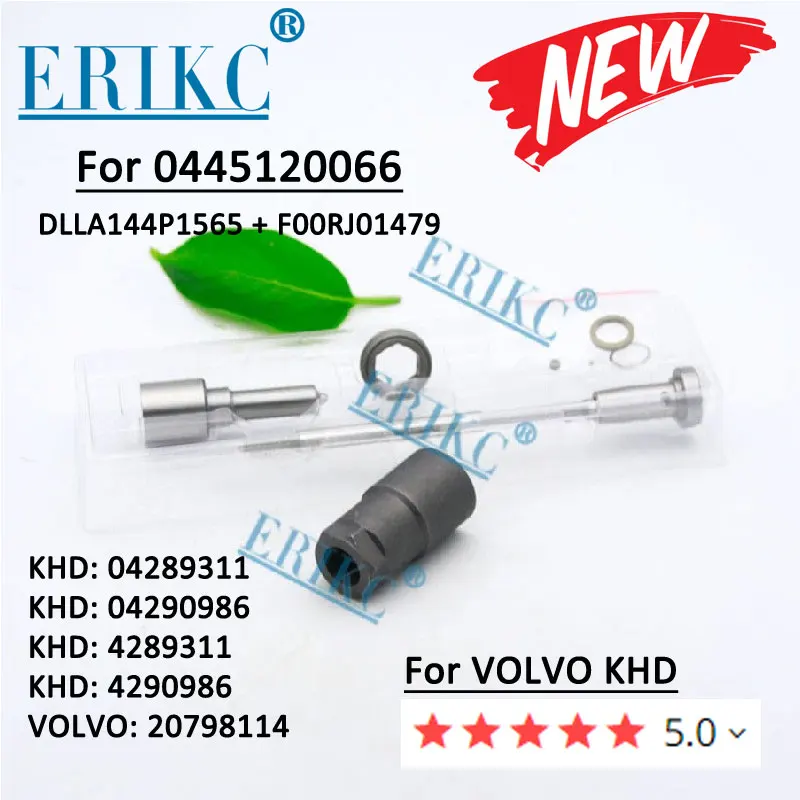 

Repair Kits 0445120066 0986435548 Diesel Fuel Injector Nozzle DLLA144P1565 0433171964 Control Valve F00RJ01479 for KHD VOLVO